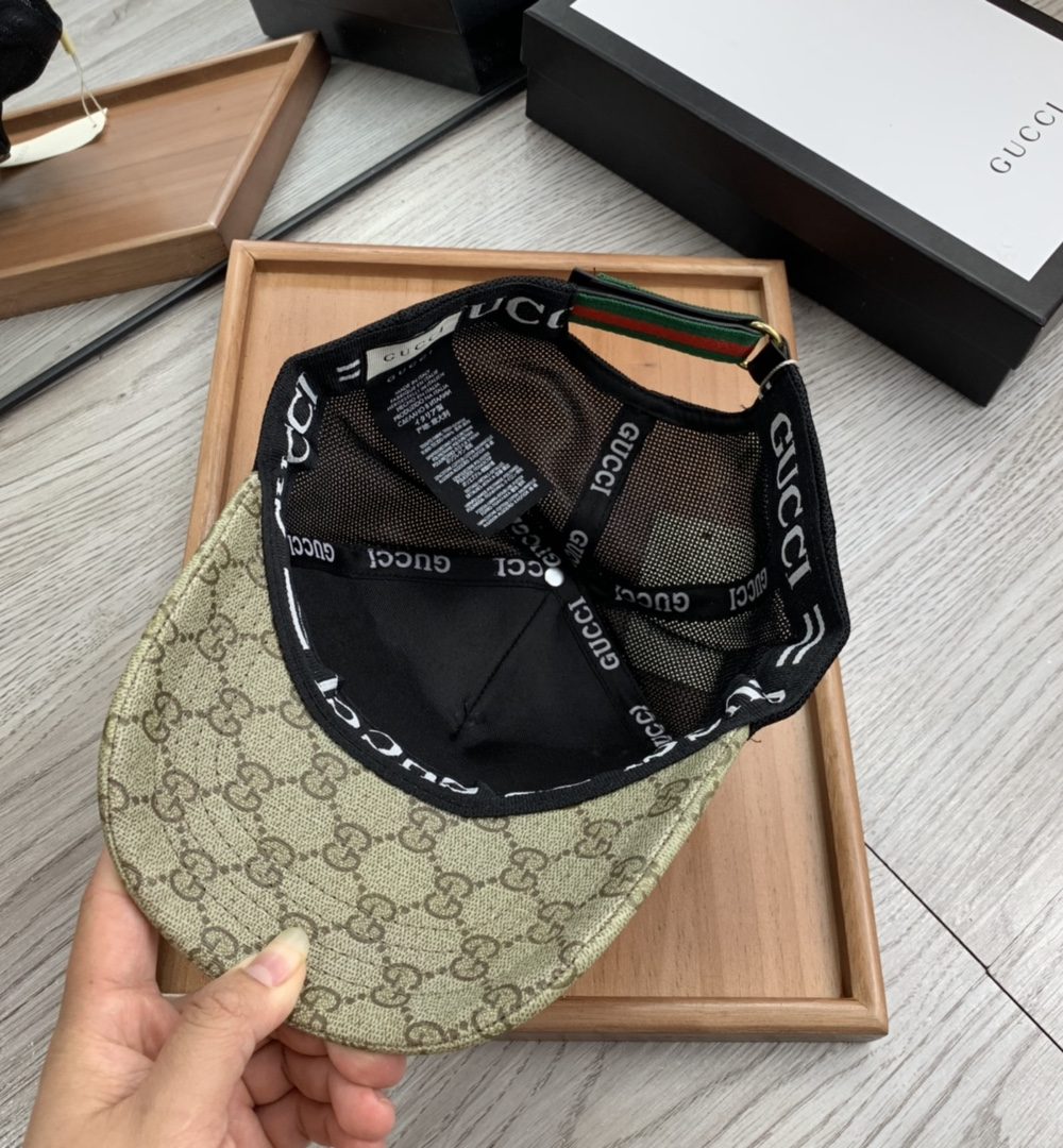 Gucci GG Canvas Baseball Cap Beige