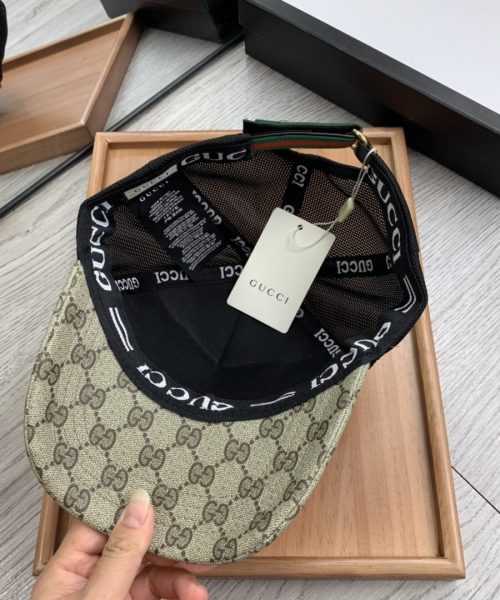 Gucci GG Canvas Baseball Cap Beige