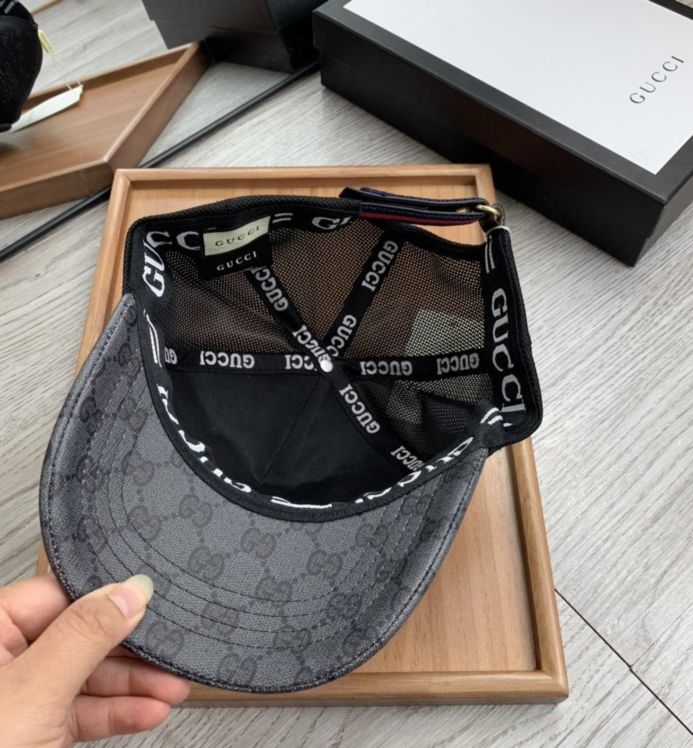 Gucci GG Canvas Baseball Cap Black