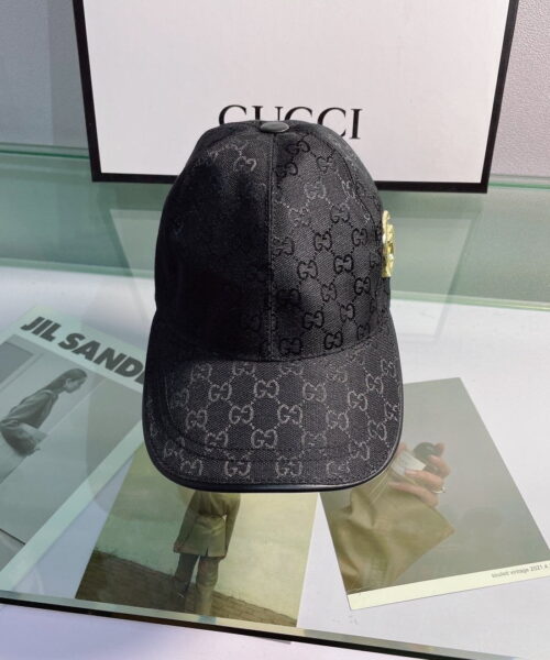 Gucci GG Canvas Baseball Cap Black