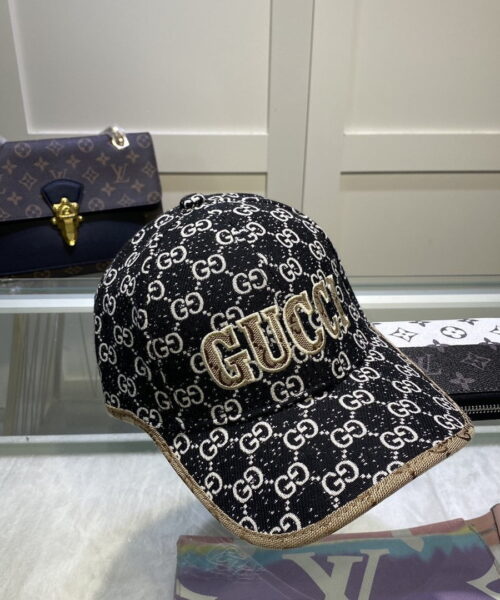 Gucci GG Canvas Baseball Cap Black