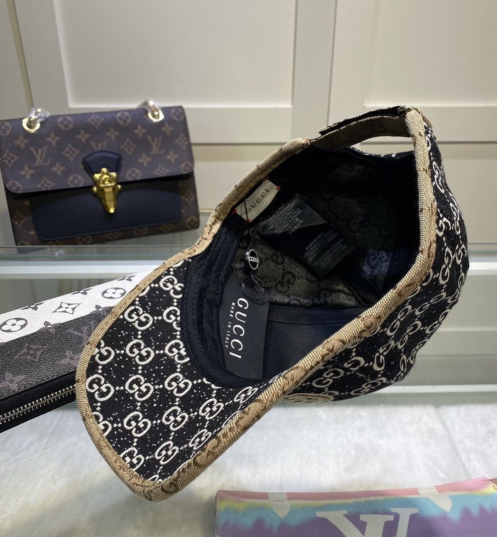Gucci GG Canvas Baseball Cap Black