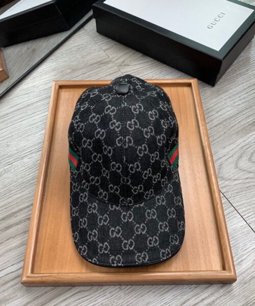 Gucci GG Canvas Baseball Cap Black