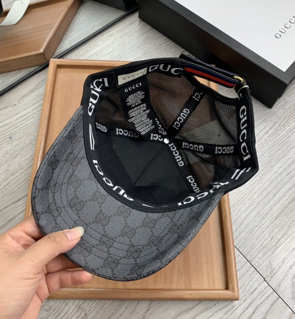 Gucci GG Canvas Baseball Cap Black