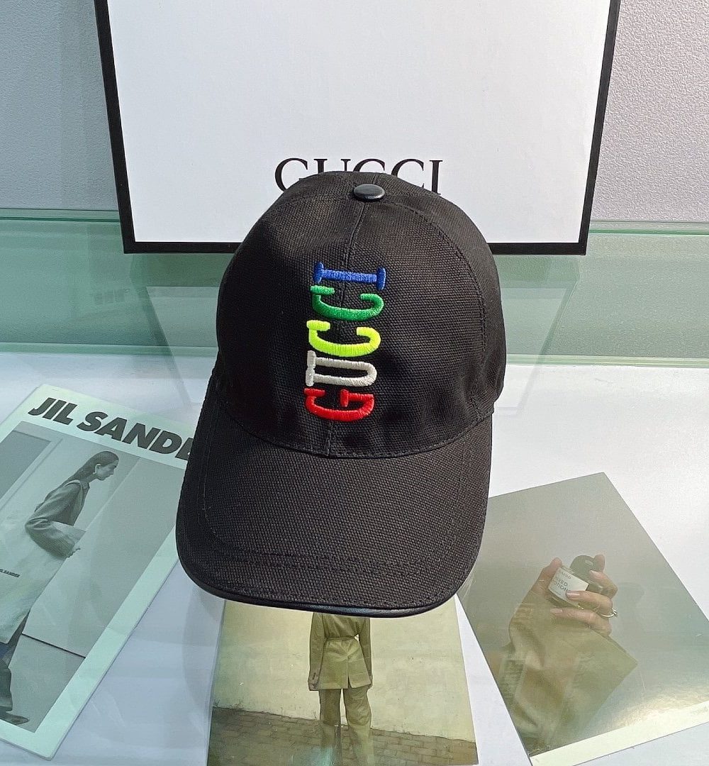 Gucci GG Canvas Baseball Cap Black