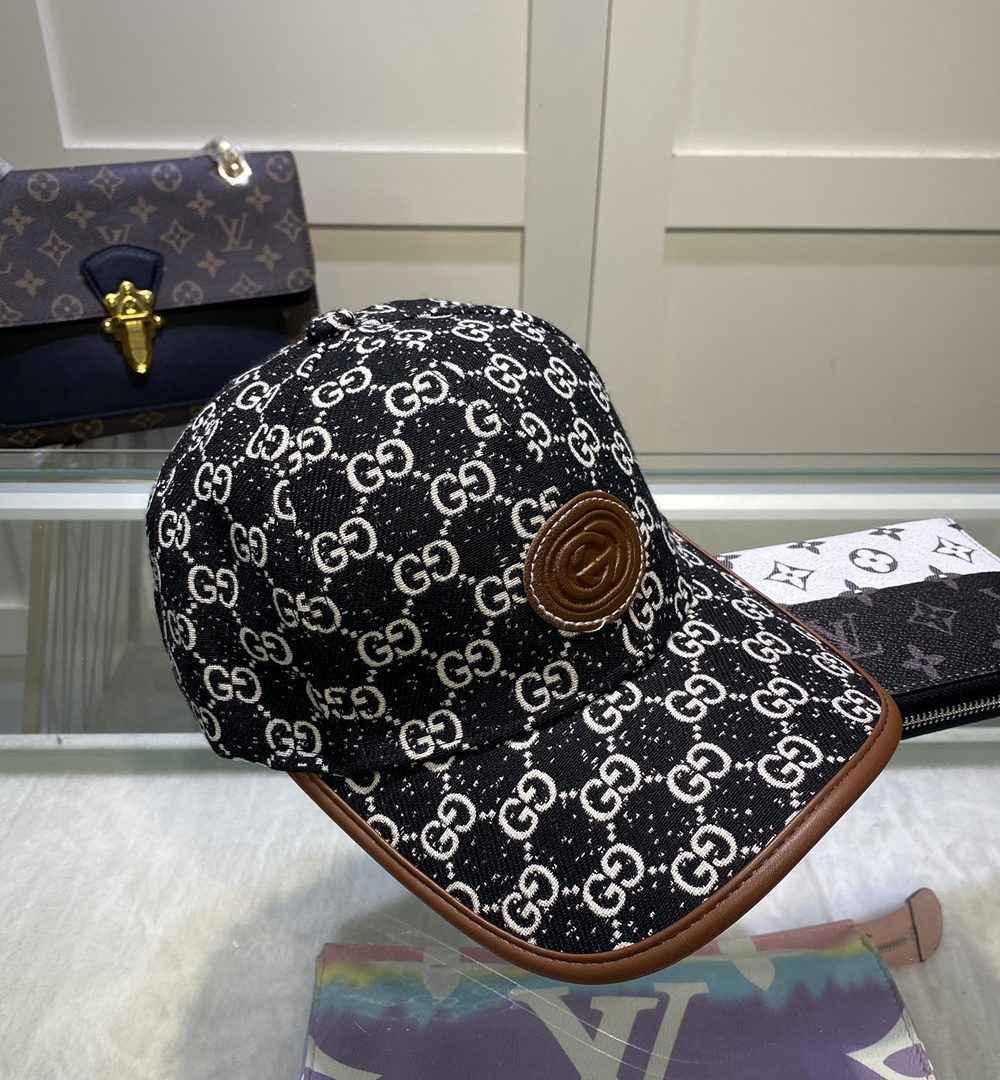 Gucci GG Canvas Baseball Cap Black