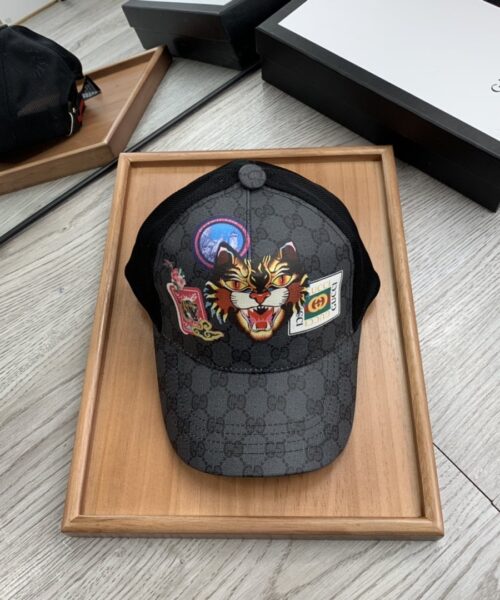Gucci GG Canvas Baseball Cap Black