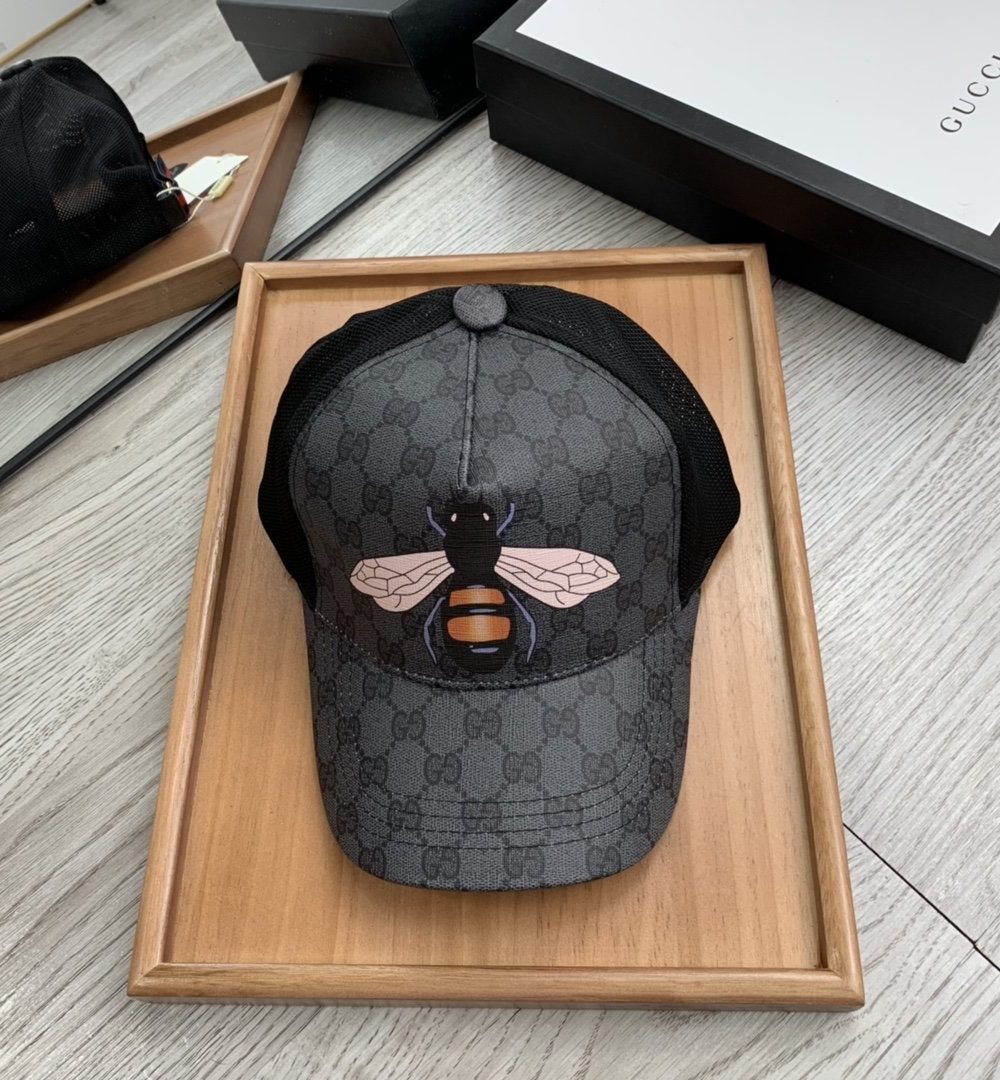 Gucci GG Canvas Baseball Cap Black