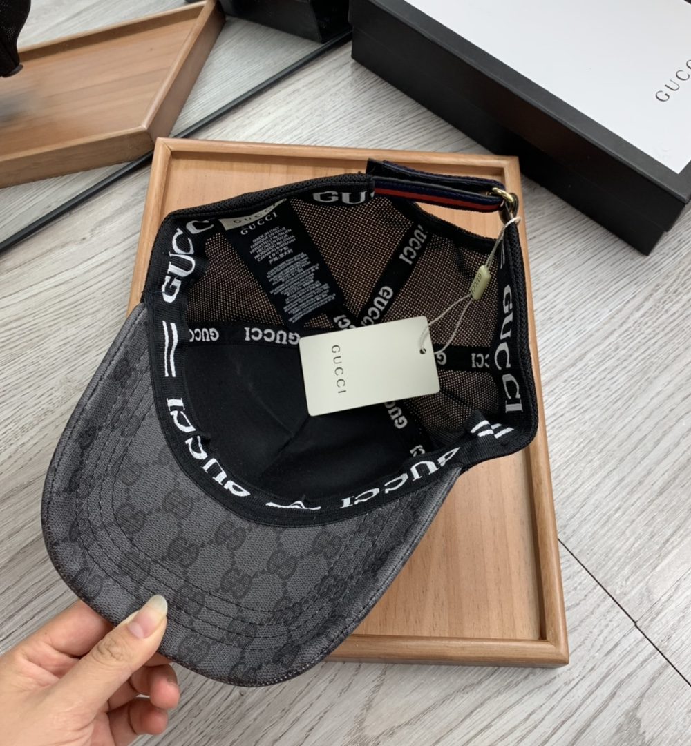 Gucci GG Canvas Baseball Cap Black
