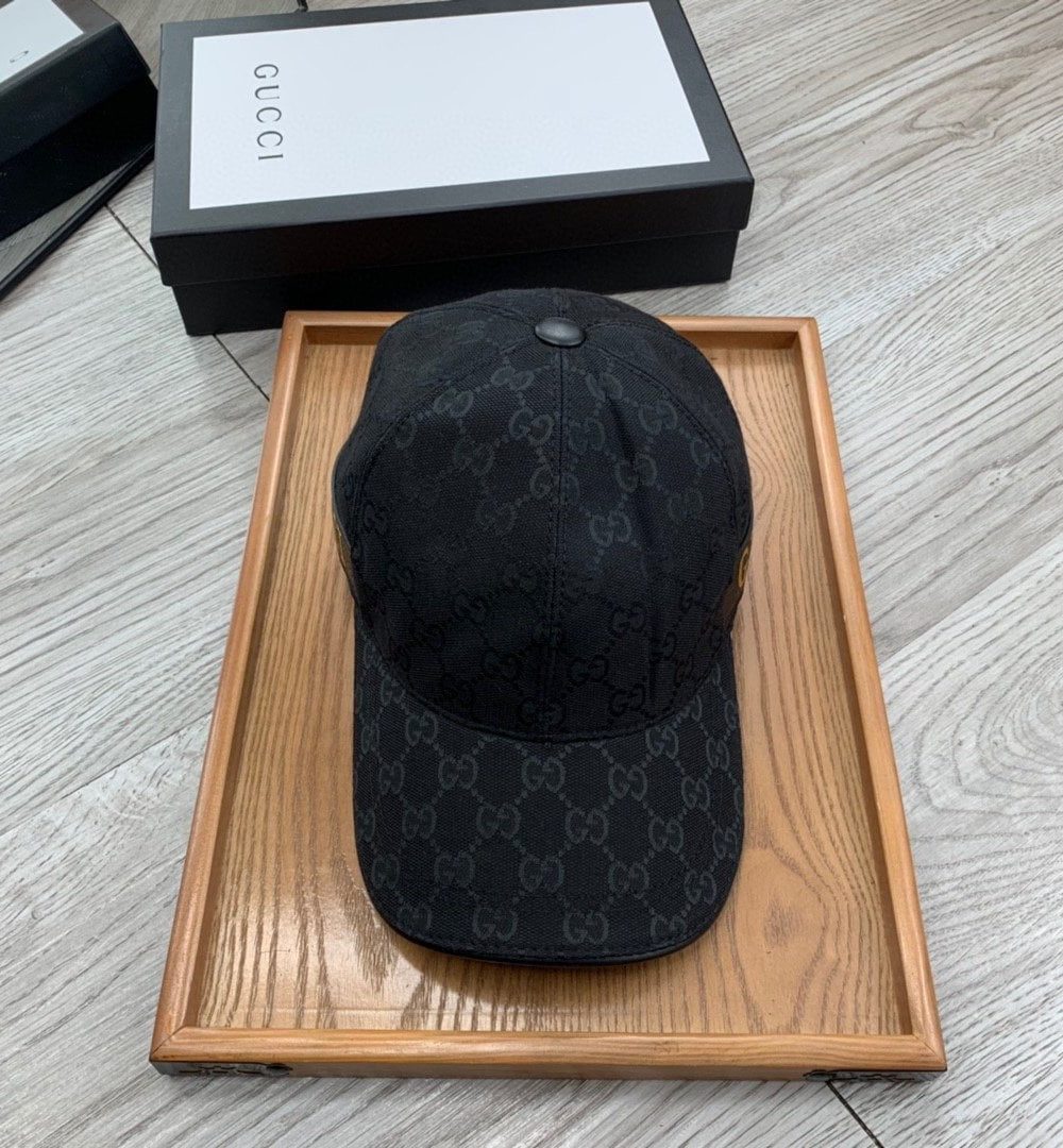 Gucci GG Canvas Baseball Cap Black