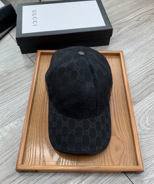 Gucci GG Canvas Baseball Cap Black