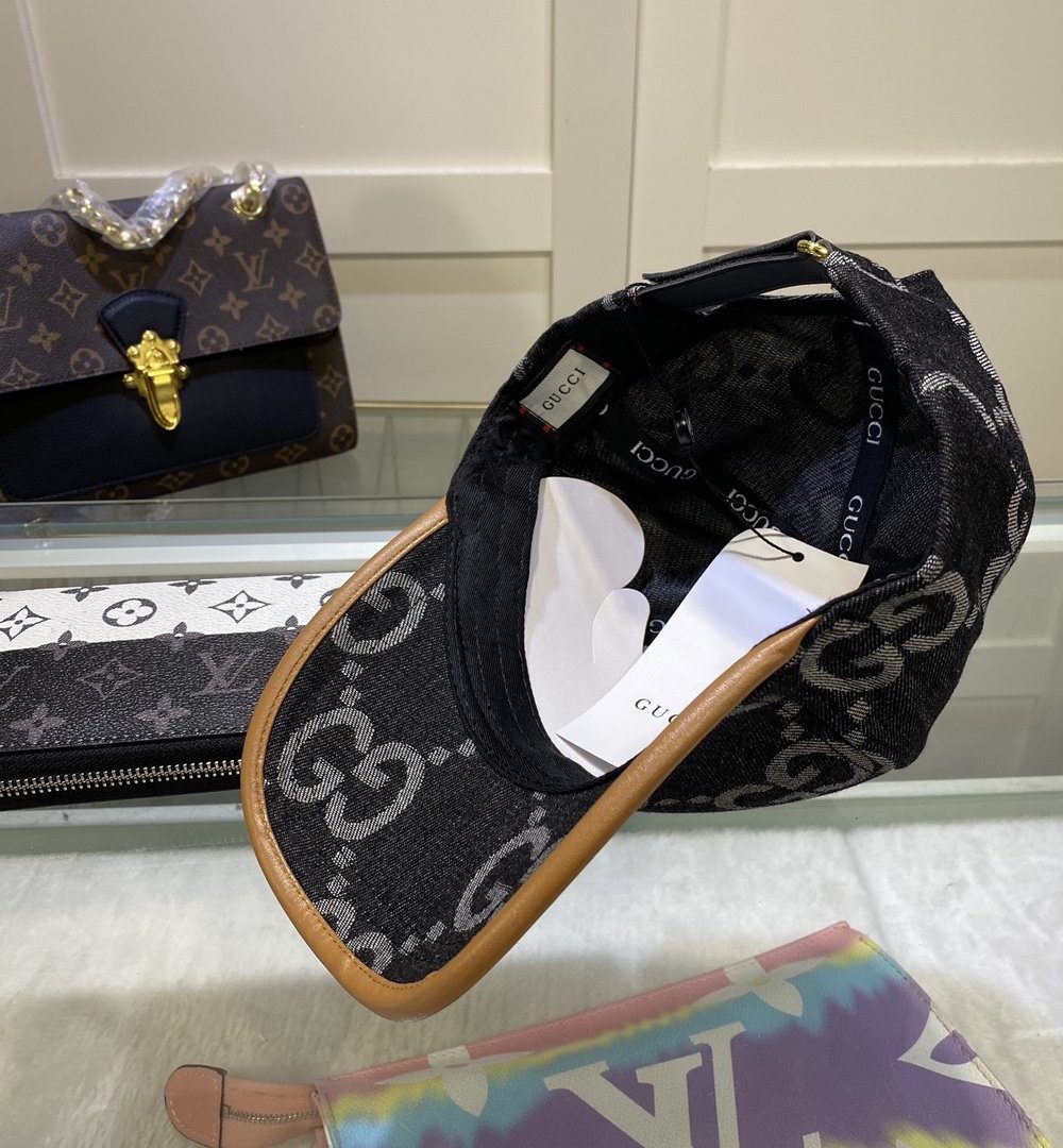 Gucci GG Canvas Baseball Cap Black