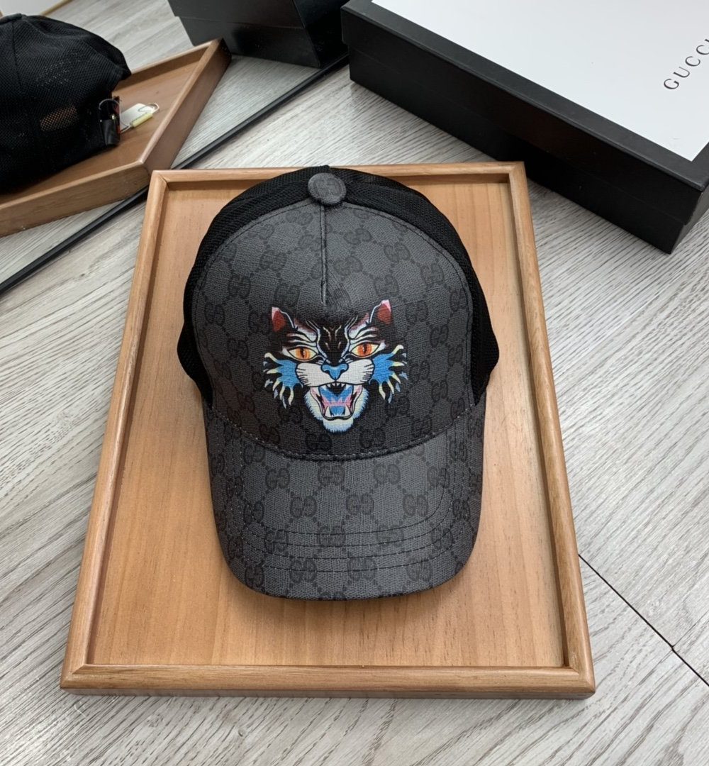 Gucci GG Canvas Baseball Cap Black