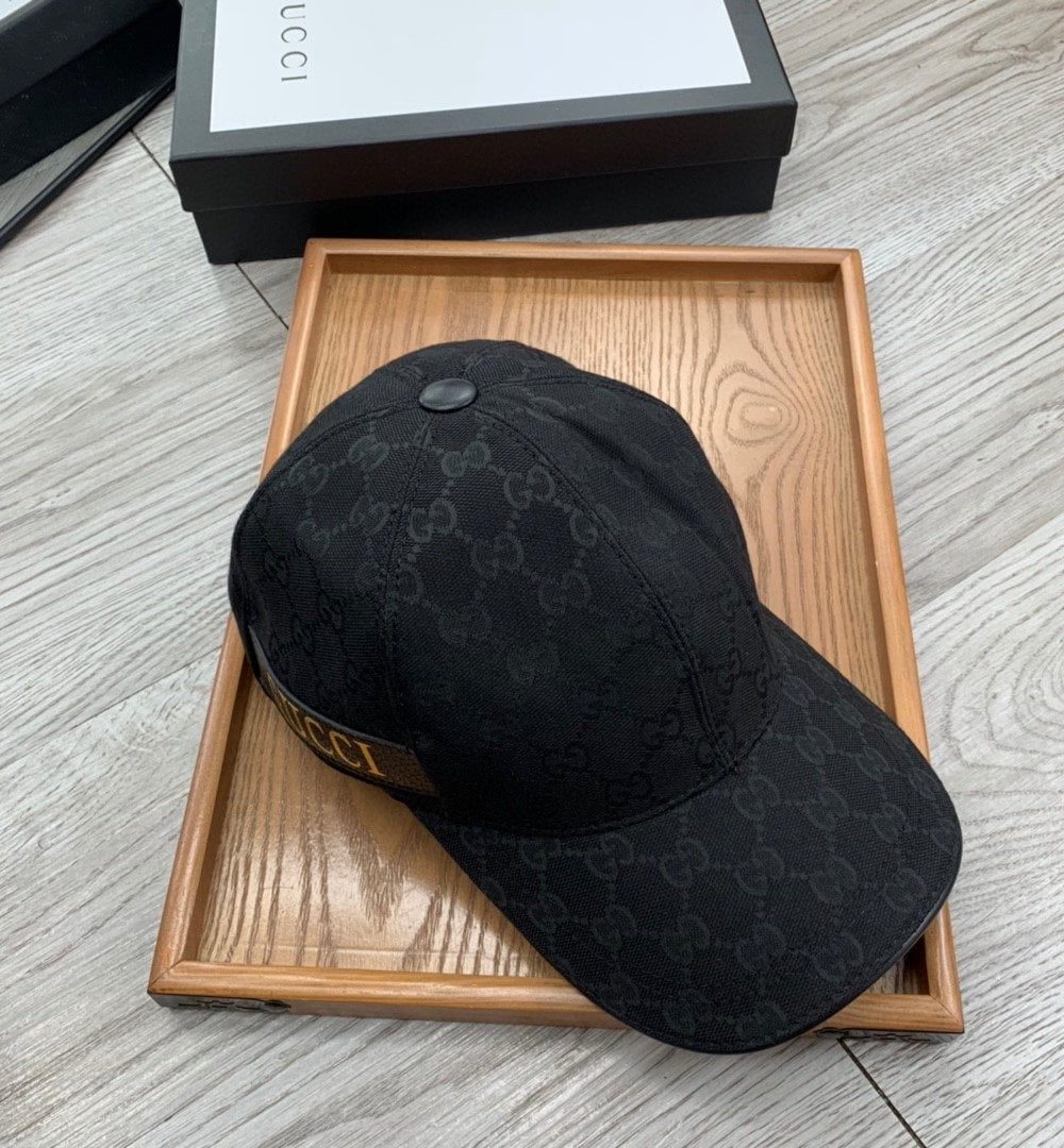 Gucci GG Canvas Baseball Cap Black