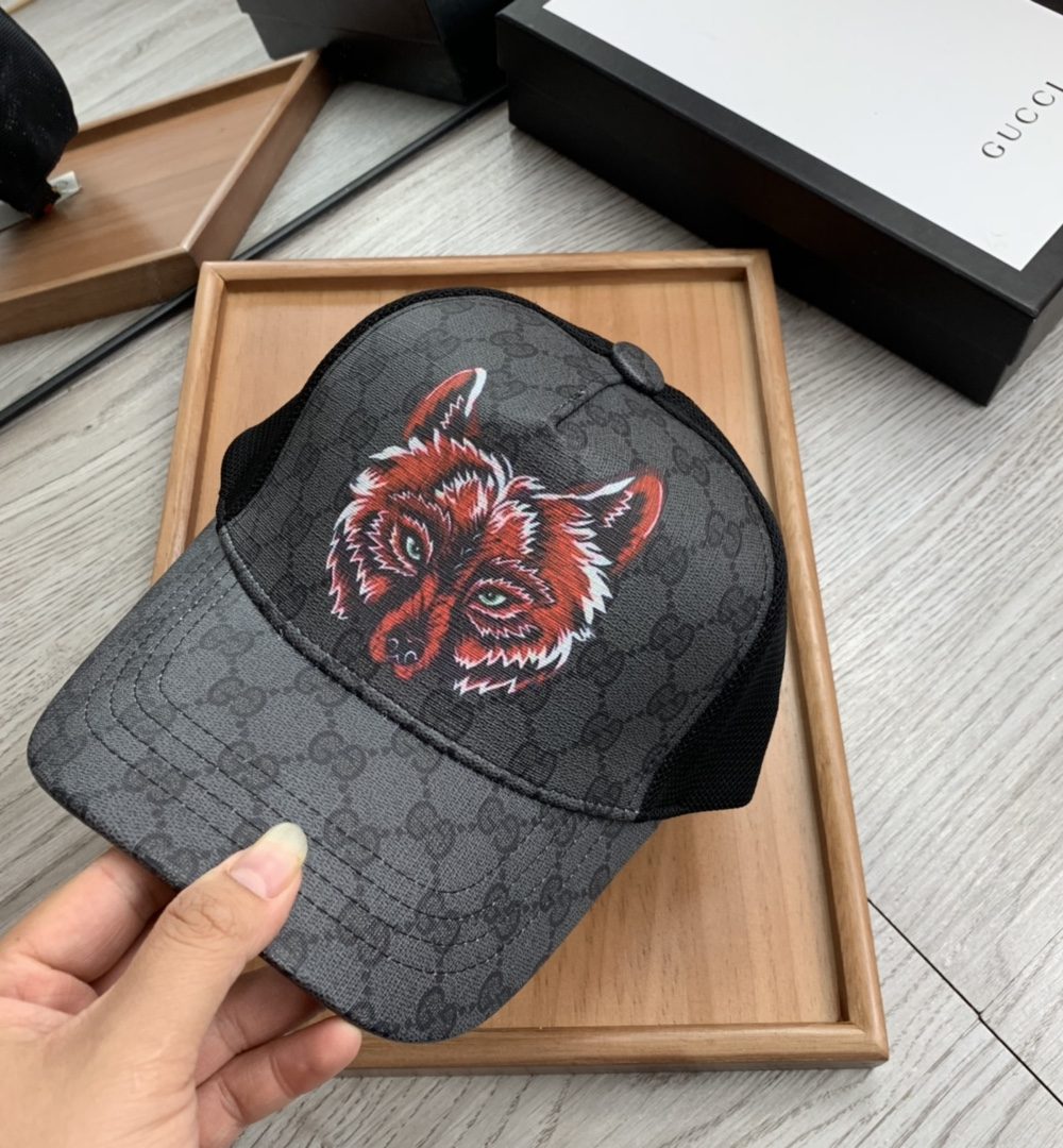 Gucci GG Canvas Baseball Cap Black