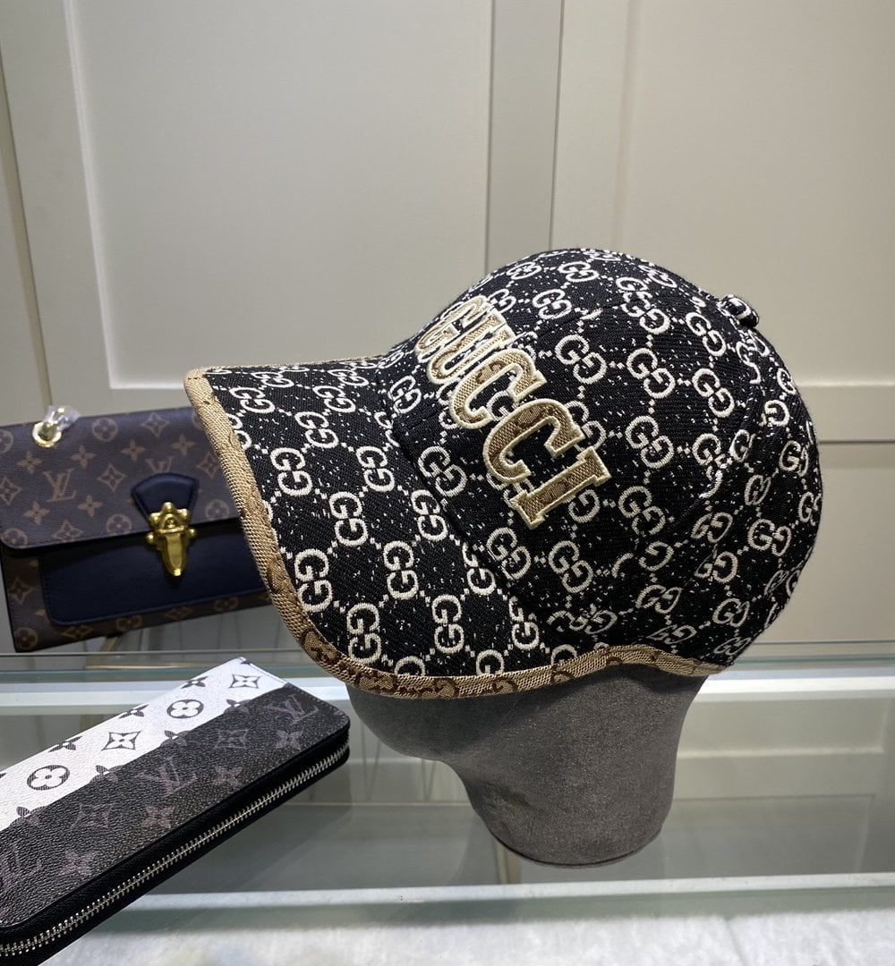 Gucci GG Canvas Baseball Cap Black
