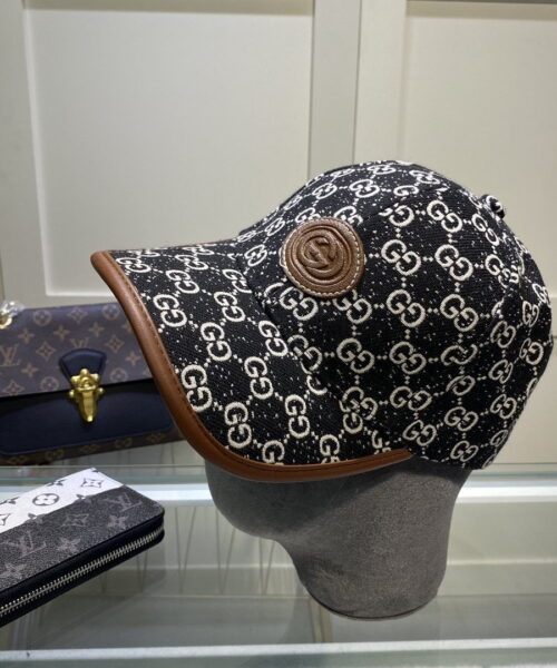 Gucci GG Canvas Baseball Cap Black