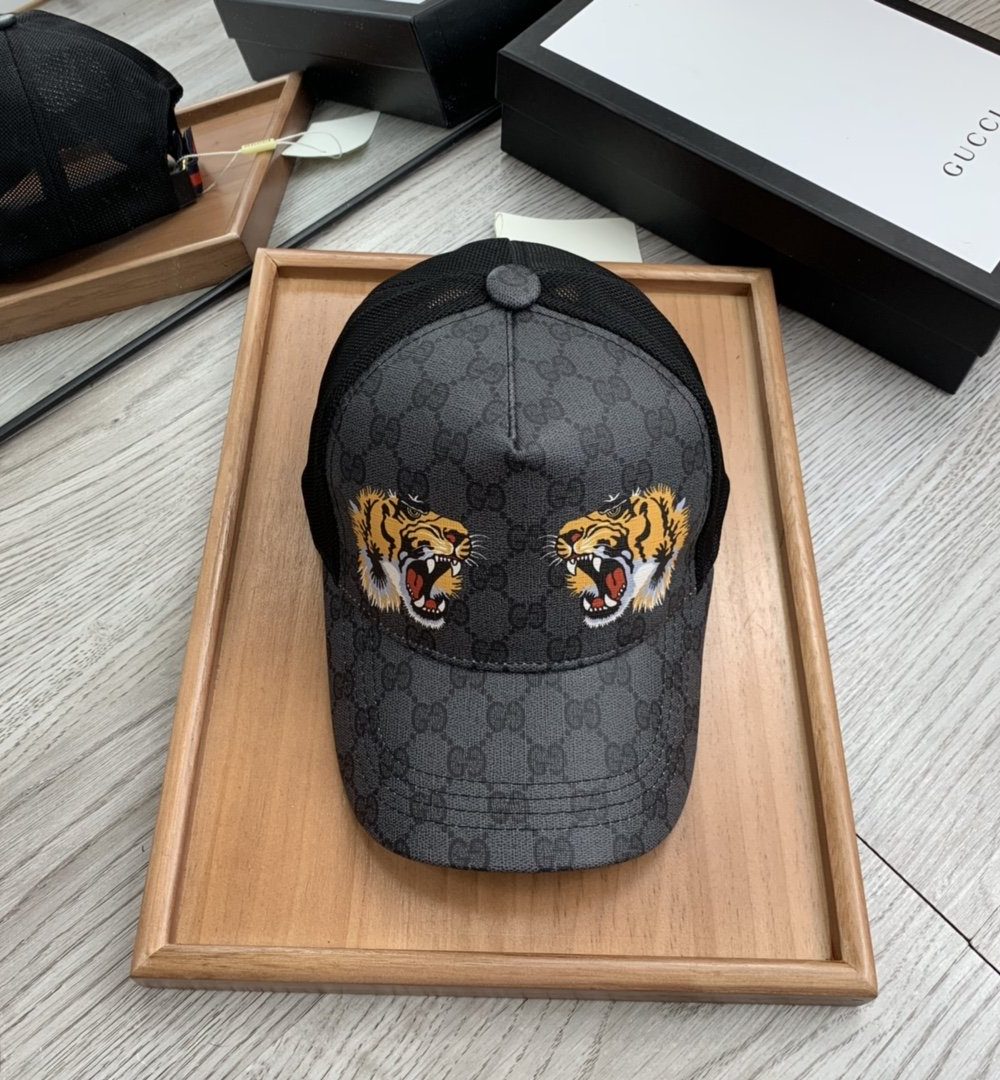 Gucci GG Canvas Baseball Cap Black