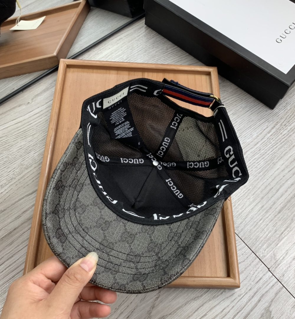 Gucci GG Canvas Baseball Cap Black