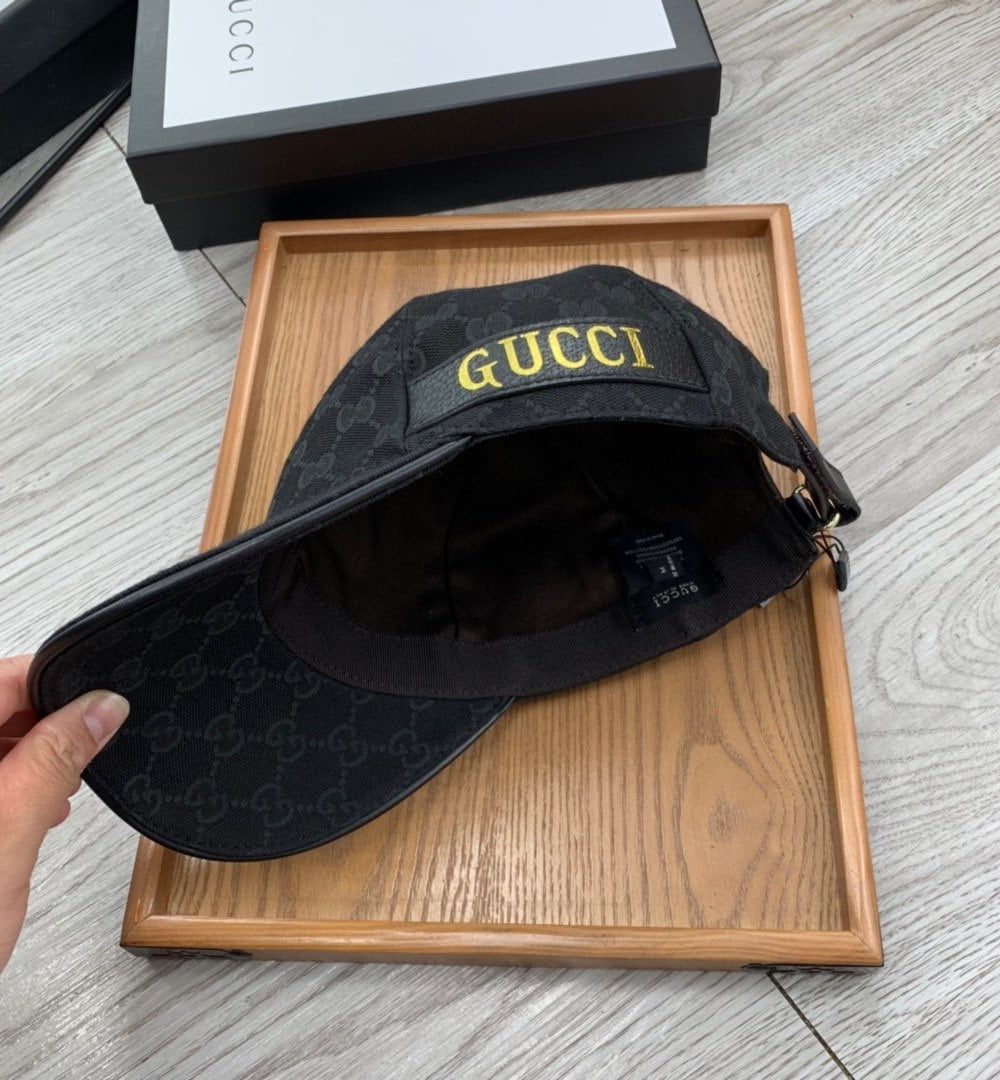 Gucci GG Canvas Baseball Cap Black