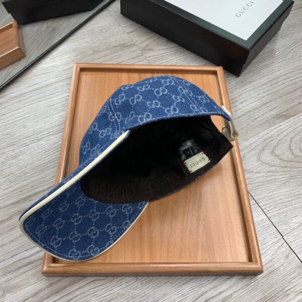 Gucci GG Canvas Baseball Cap Blue