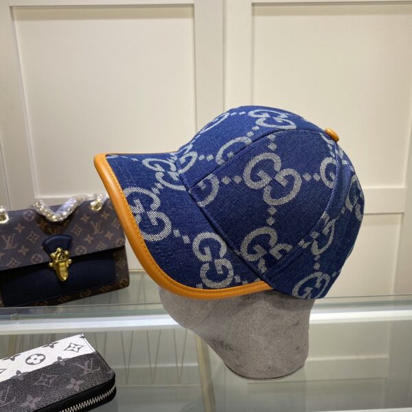 Gucci GG Canvas Baseball Cap Blue