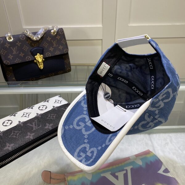 Gucci GG Canvas Baseball Cap Blue