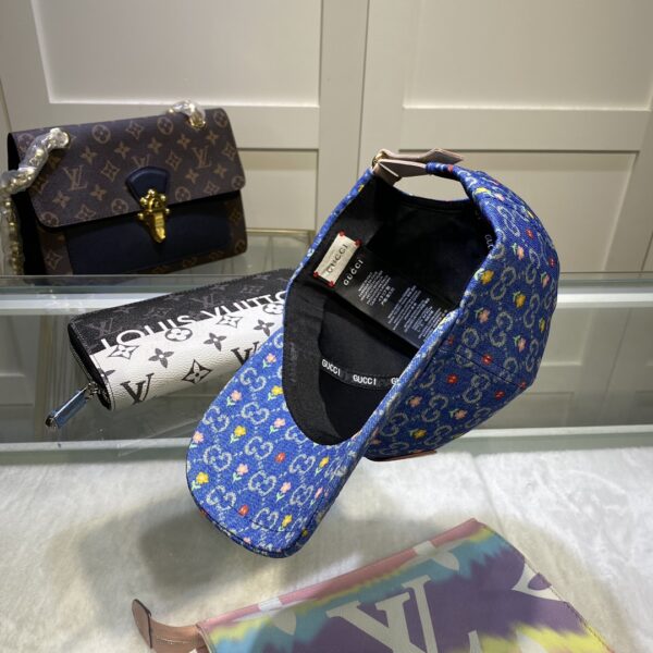 Gucci GG Canvas Baseball Cap Blue