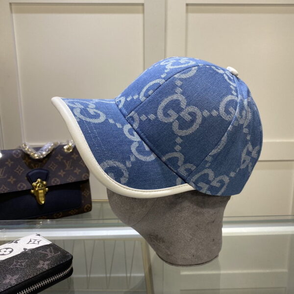 Gucci GG Canvas Baseball Cap Blue