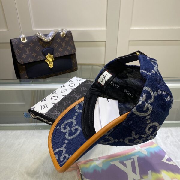 Gucci GG Canvas Baseball Cap Blue