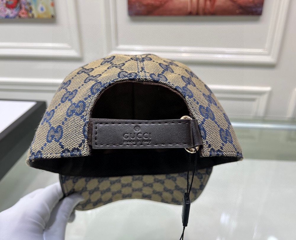 Gucci GG Canvas Baseball Cap Brown