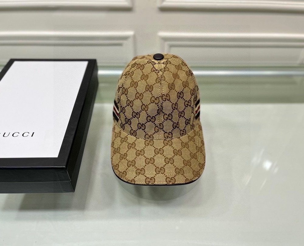 Gucci GG Canvas Baseball Cap Brown