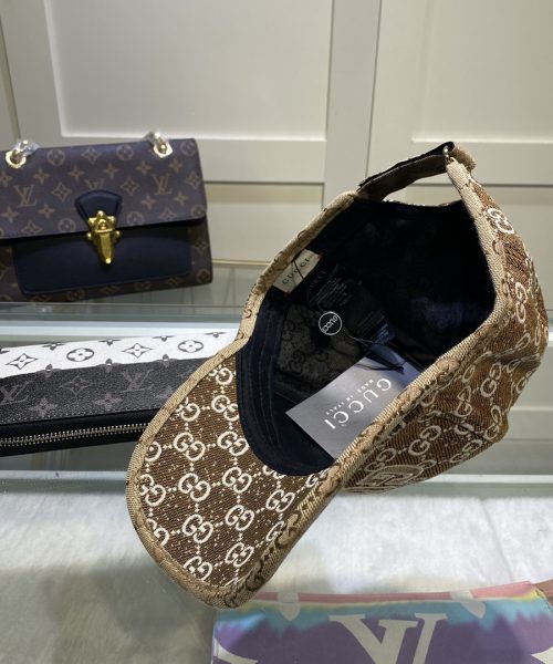Gucci GG Canvas Baseball Cap Brown