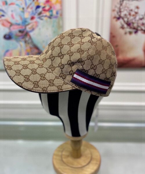 Gucci GG Canvas Baseball Cap Brown
