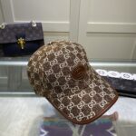 Gucci GG Canvas Baseball Cap Brown