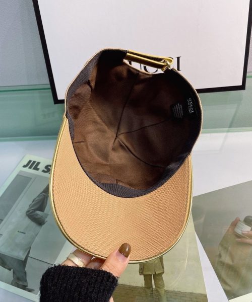 Gucci GG Canvas Baseball Cap Brown