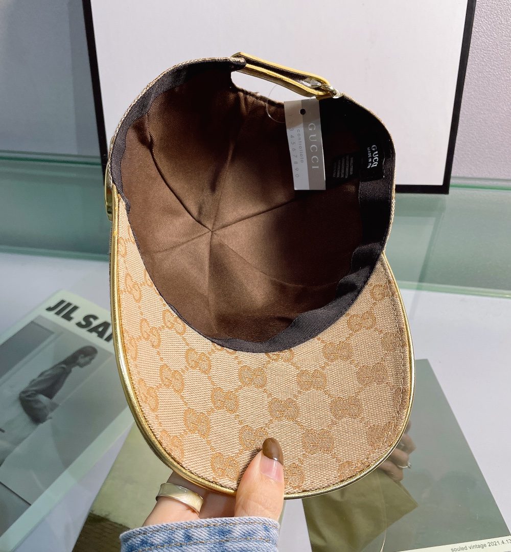 Gucci GG Canvas Baseball Cap Brown