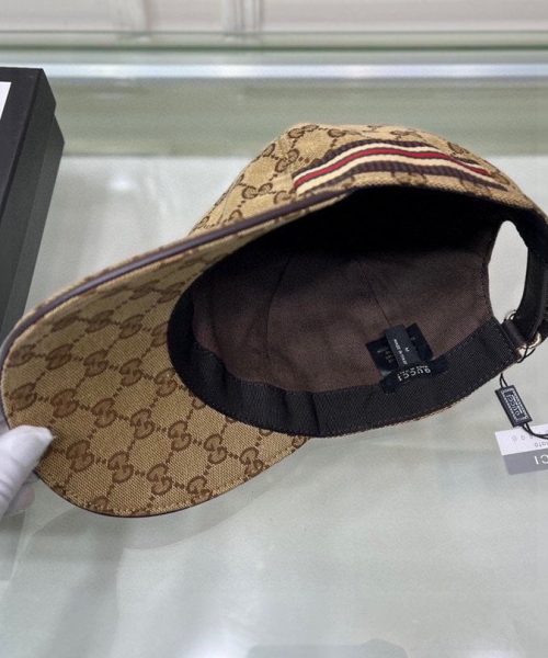 Gucci GG Canvas Baseball Cap Brown