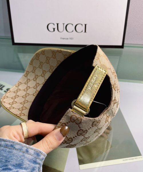 Gucci GG Canvas Baseball Cap Brown