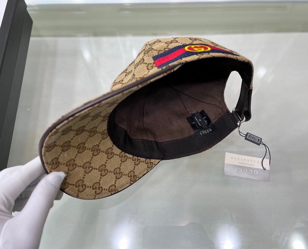 Gucci GG Canvas Baseball Cap Brown