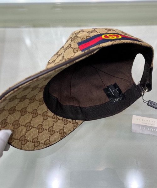 Gucci GG Canvas Baseball Cap Brown