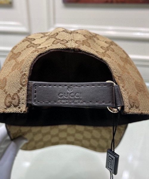 Gucci GG Canvas Baseball Cap Brown