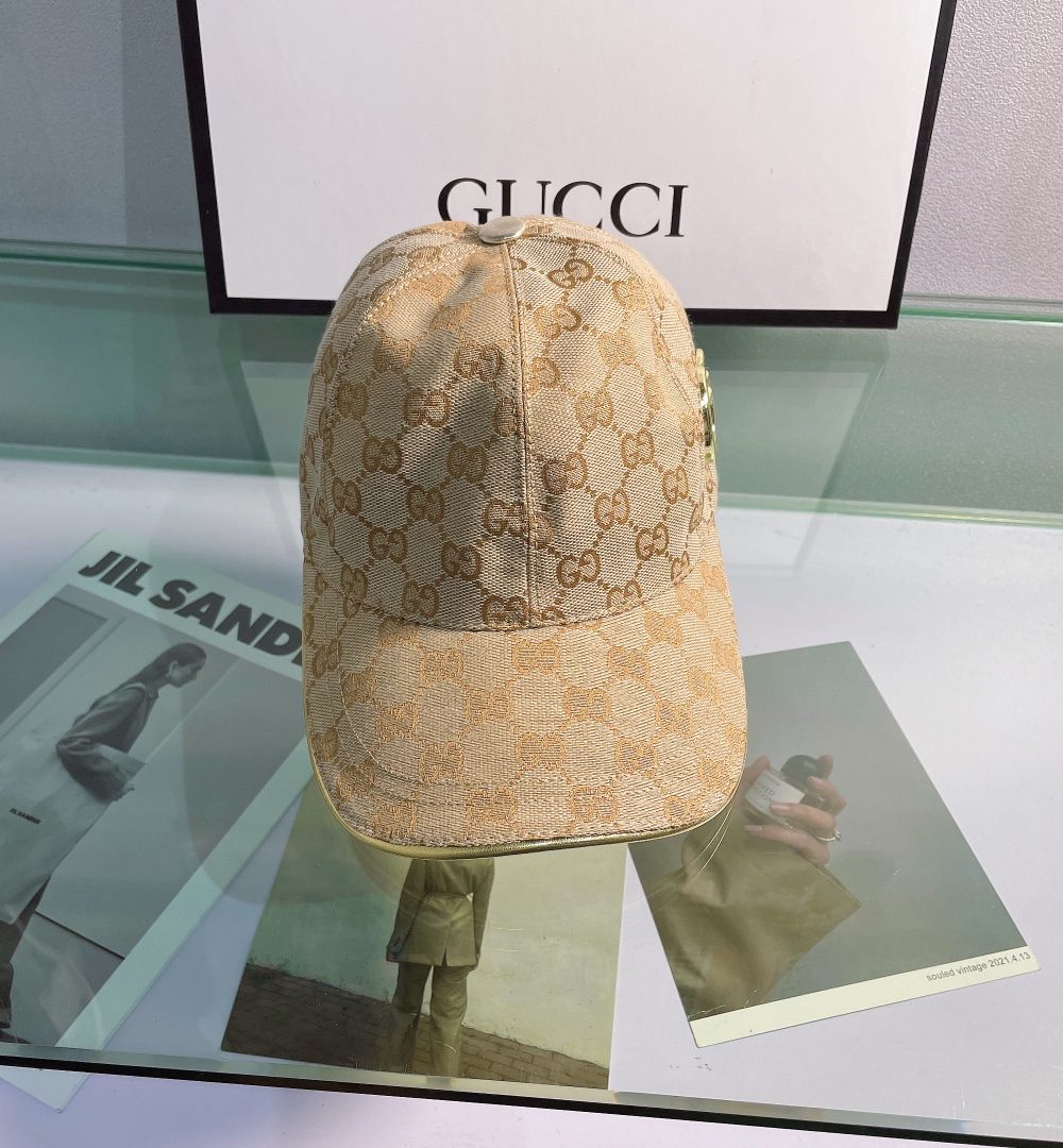 Gucci GG Canvas Baseball Cap Brown