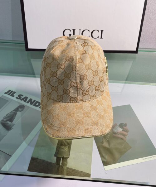 Gucci GG Canvas Baseball Cap Brown