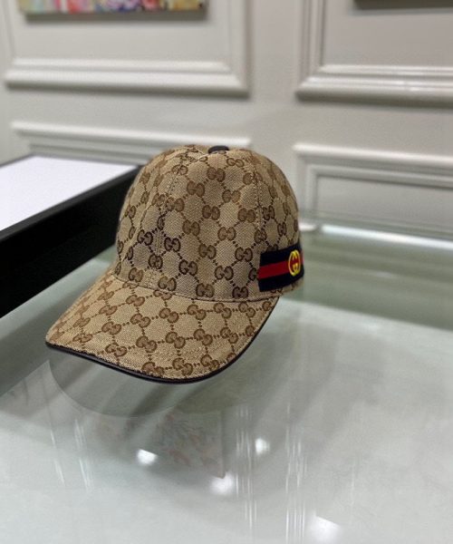 Gucci GG Canvas Baseball Cap Brown