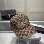 Gucci GG Canvas Baseball Cap Brown