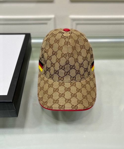 Gucci GG Canvas Baseball Cap Brown
