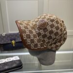 Gucci GG Canvas Baseball Cap Brown