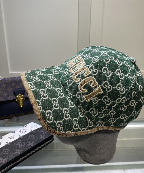 Gucci GG Canvas Baseball Cap Green
