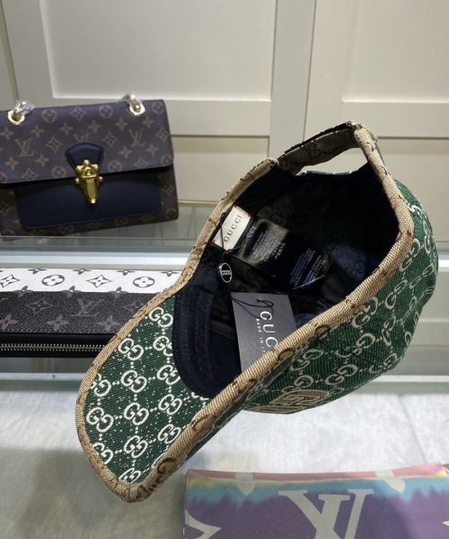 Gucci GG Canvas Baseball Cap Green